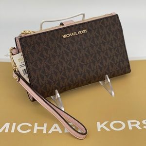 Michael Kors Double Zip Wallet Wristlet